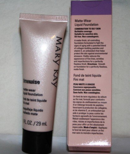 Mary Kay Matte Wear Foundation Beige 8 for Combination to Oily Skin Boxed 1 Onz