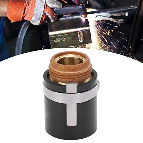 Agatige Retaining Cap, 420156 Plasma Cutting Torch Retaining Cap Cover Tips Ceramic Plasma Cutter Nozzle Cap Plasma Cutting Consumables for Plasma Cutting Machine