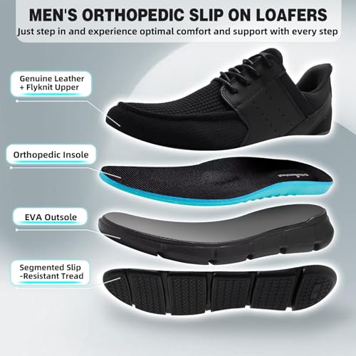 OrthoComfoot Men's Orthopedic Slip On Loafers Review