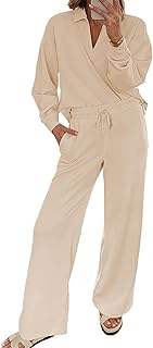 EVALESS Women's Sweatshirt and Sweatpants Set