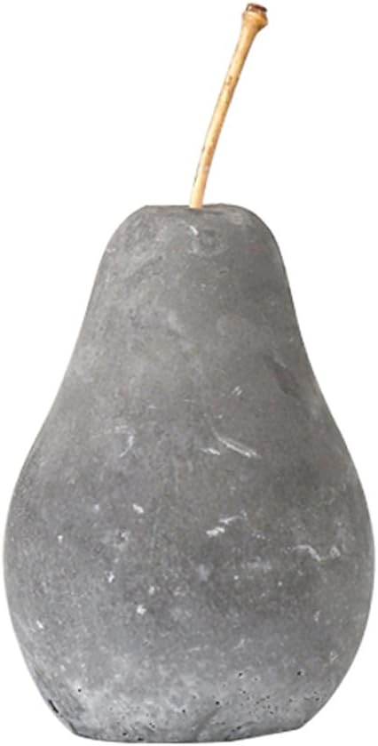 Stylish Cement Pear Apple Decoration Table Decor Paperweight (Pear)
