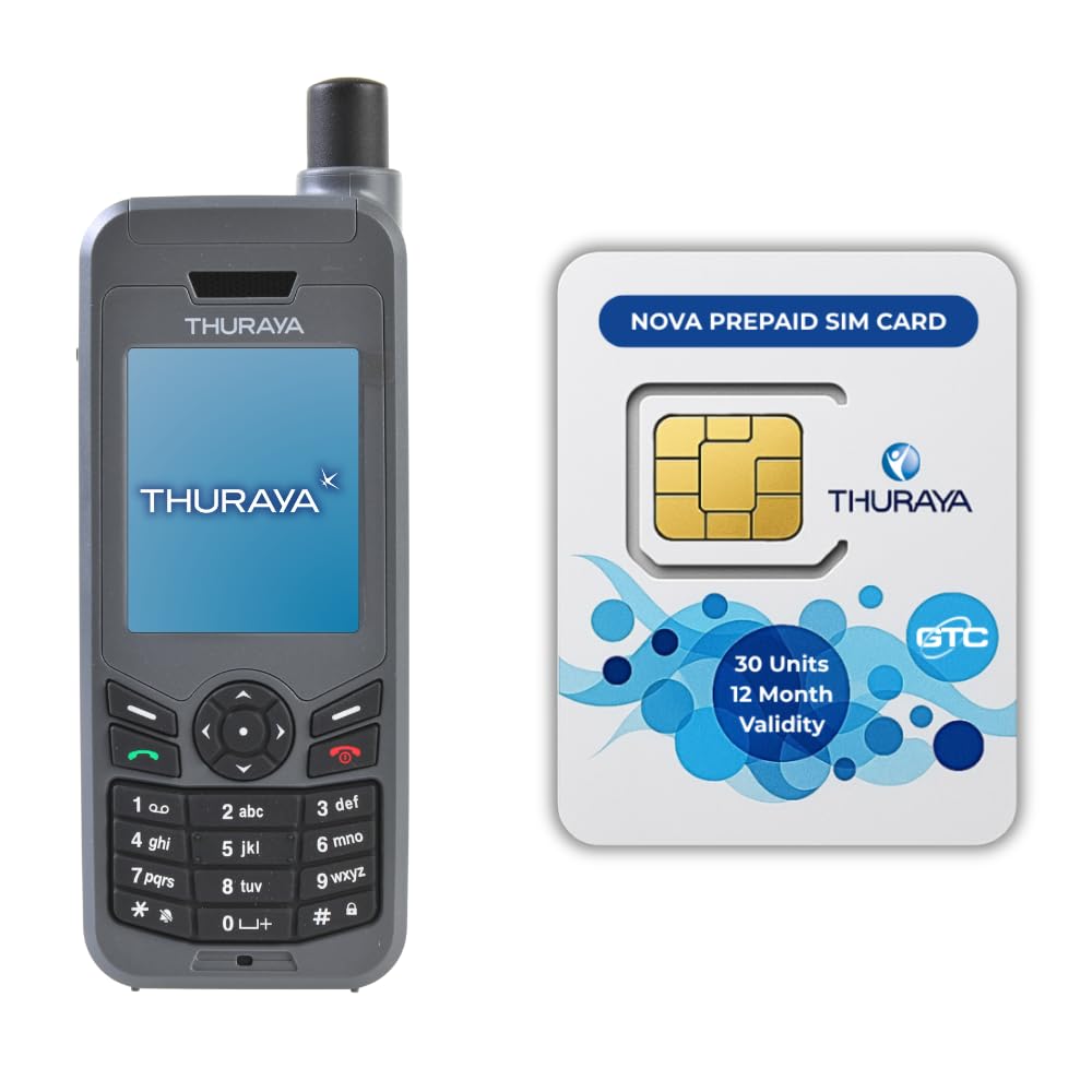 Amazon.com: OSAT Thuraya XT-LITE 衛星電話+ 30 組NOVA 預付卡| 365
