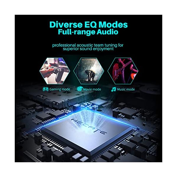 G2000 32W PC Computer Speakers for Gaming Desktop PC Laptop Mac Computer Woofer Speakers Bluetooth USB 3.5mm AUX Inputs RGB Lights Multimedia Speakers White - Image 4