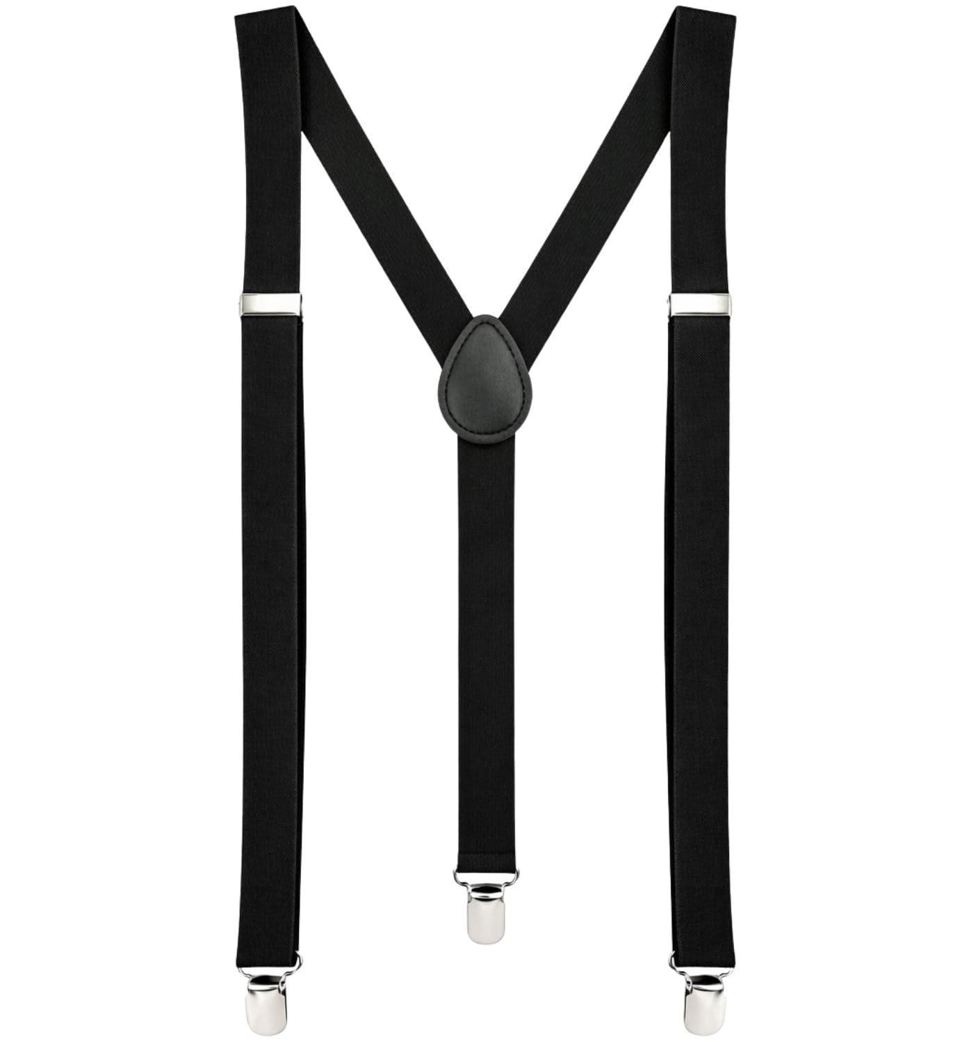 MDSTYLE Suspenders for Men Women &amp; Boys - Adjustable Y-Back with 3 Heavy Duty Clips for Wedding, Tuxedo, Formal &amp; Casual Wear