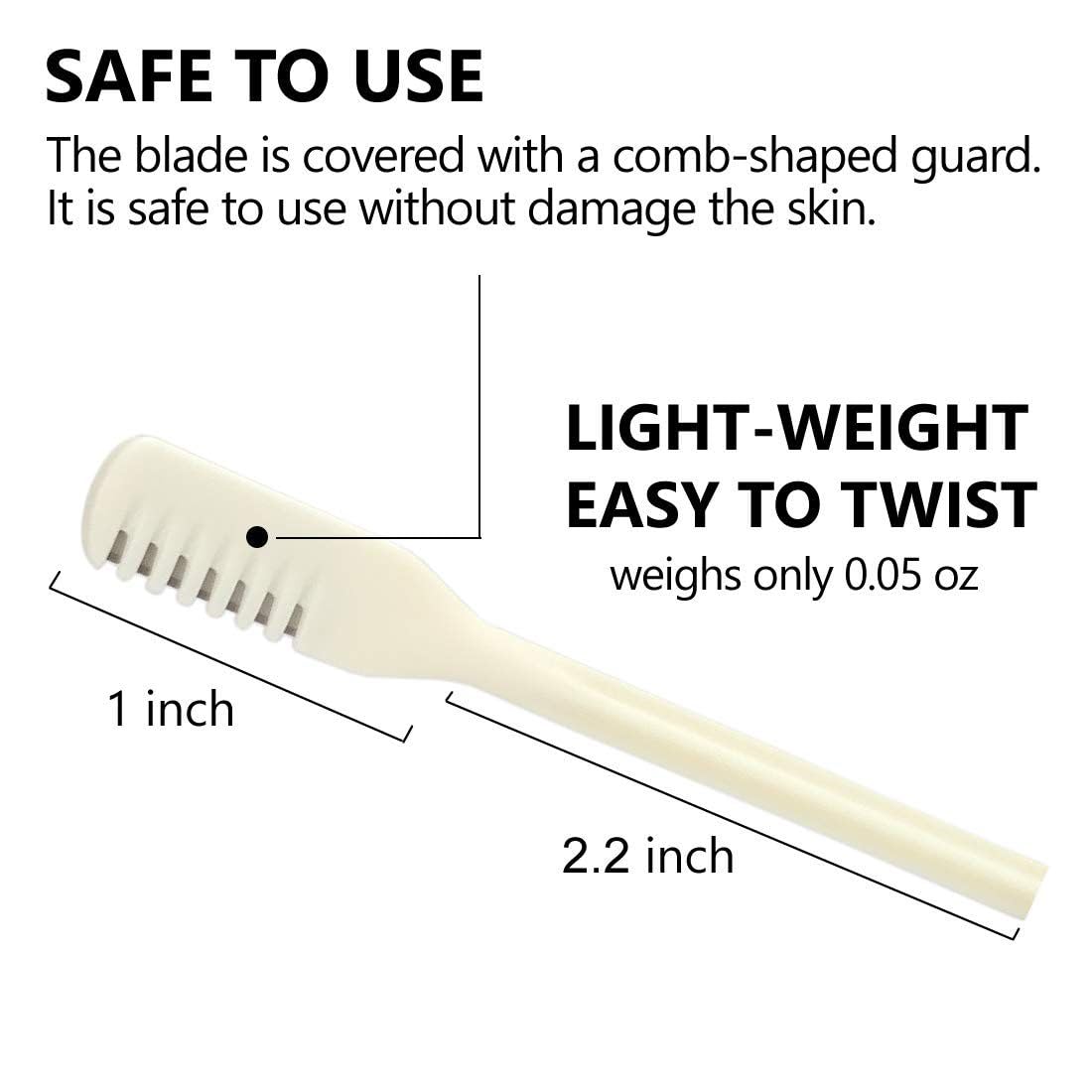 BloomLab Manual Nose Trimmer (Pack of 3) – Safe & Painless Nose Hair Remover with stainless steel blade for Unisex Grooming | Portable Nose & Ear Hair Care Tool 2