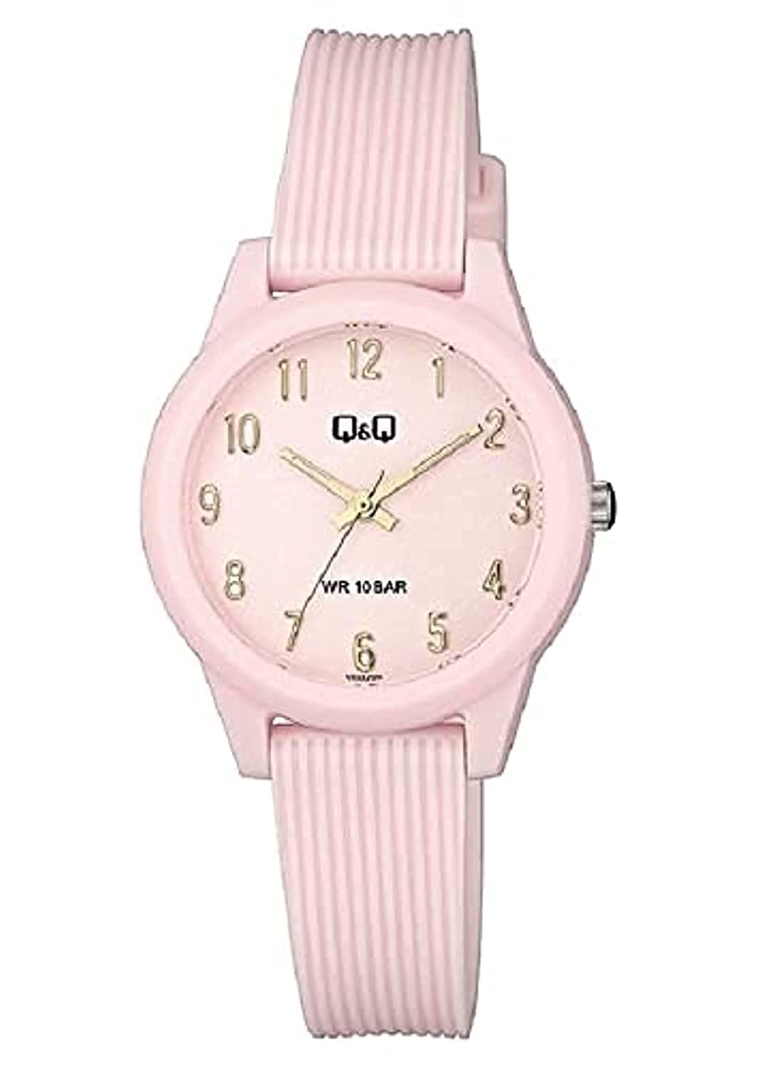 Q&Q Damen Analog Quarz Uhr mit Silikon Armband VS13J005Y