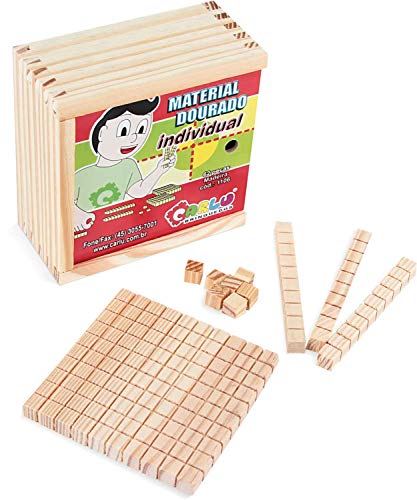 Carlu Brinquedos - Jogo para Aprender Matemática, 5+ Anos, 62 Peças, Color Multicolorido, 1106