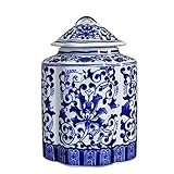 porcelain vase made in china Klassisches Muster,sehnsüchtiges, lebendiges und interessantes, blaues Muster, das elegantes Temperament zeigt.