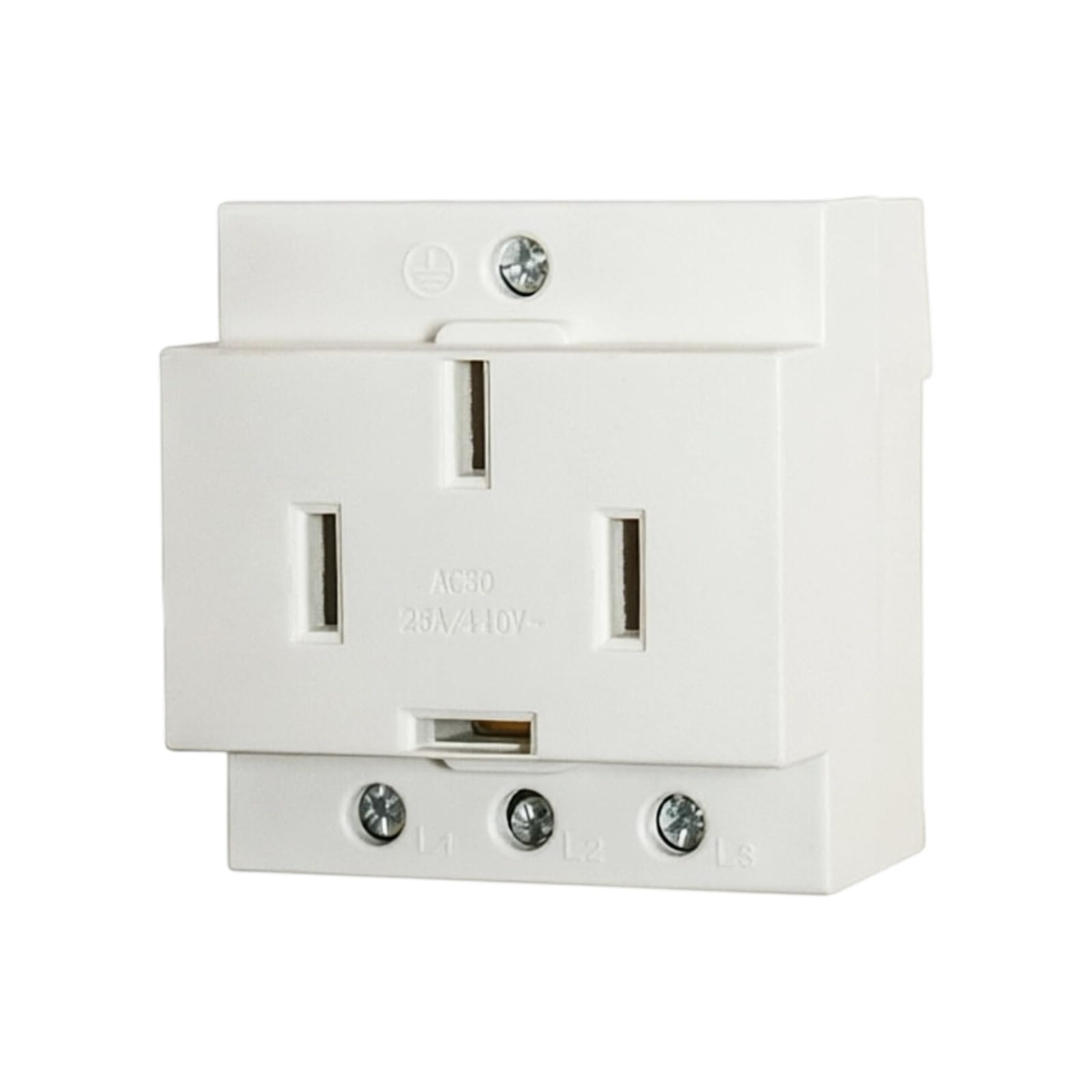 Industrial DIN Rails Socket Rails Mount Electrical Socket with Copper Conductors for Stable Power Supply for Home Industry Electrical Distribution Box Port