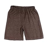 Born to Love Baby Boy Newsboy Shorts, Kids Wedding Cake Smashing Outfit, Ring Bearer Photo Apparel, Kid Birthday Party Fashion (Brown Herringbone, 12-24 Months)