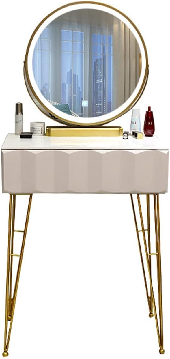 Vanity Benches Minimalist Makeup Table, Small Bedroom (Color : 90)