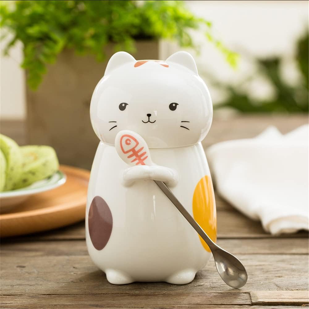 35 Off かわいい3d猫 マグカップ 猫 ねこ 三次元 ネコ キャラクター アニマル コップ 400ml 可愛い ギフト プレゼント スプーンと蓋がついています 4 Correiodecarajas Com Br