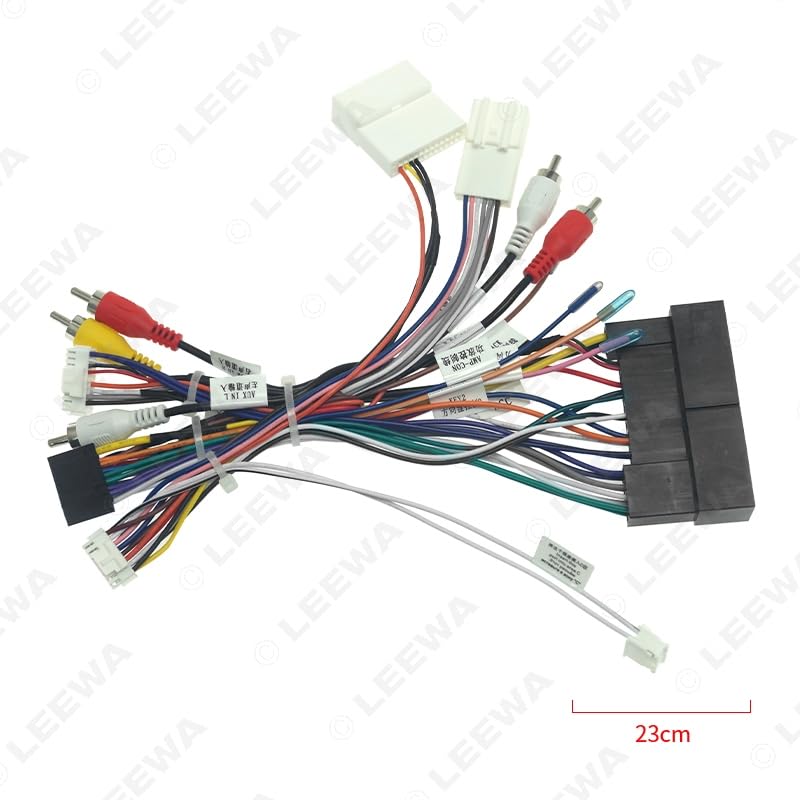 Car 16pin for Audio Wiring Harness with Canbus Box & Amplifier for KIA KX5/KX7 for Hyundai Sonata 9 Stereo Installation Wire #6772 - (Color Name: CANBUS Box)
