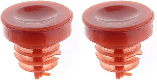 Miniatura 6 de AUTOKAY Bomba de dirección asistida hidráulica, cubierta de tapón de depósito roja para Honda para Acura (paquete de 2)