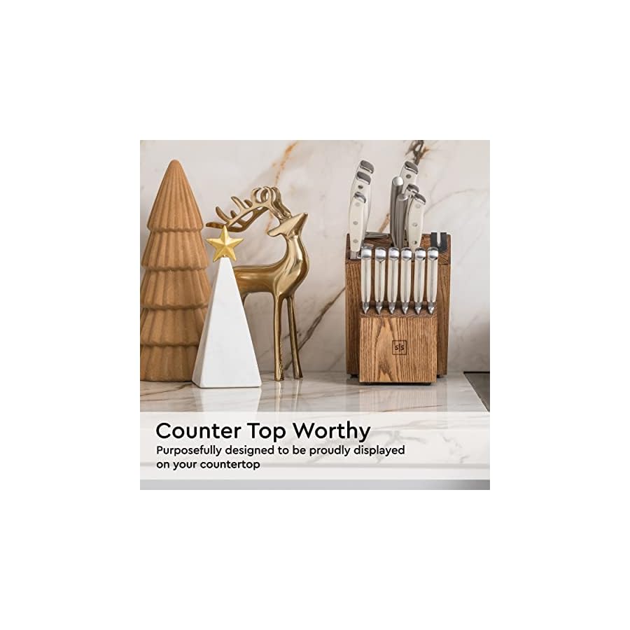 White-Knife-Set-with-Block-14-Piece-Forged-Stainless-Steel-Triple-Rivet-White-Kitchen-Knife-Set-with-Heavy-Duty-Kitchen-Shears-and-Self-Sharpening-Knife-Block-Set White Knife Set with Block - 14 Piece Forged Stainless Steel Triple Rivet White Kitchen Knife Set with Heavy Duty Kitchen Shears and Self Sharpening Knife Block Set