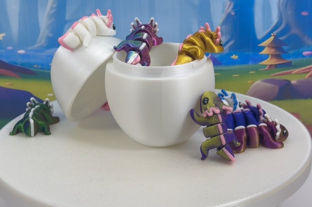 Amazon.com: 12pcs 3D Printed Articulated Mini Axolotl with Egg