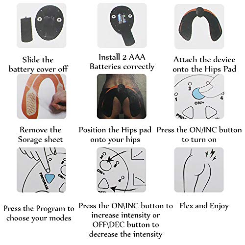 KKmoon Smart Easy Hip Trainer Nádegas Levantamento de Bumbum Máquina Perfeita