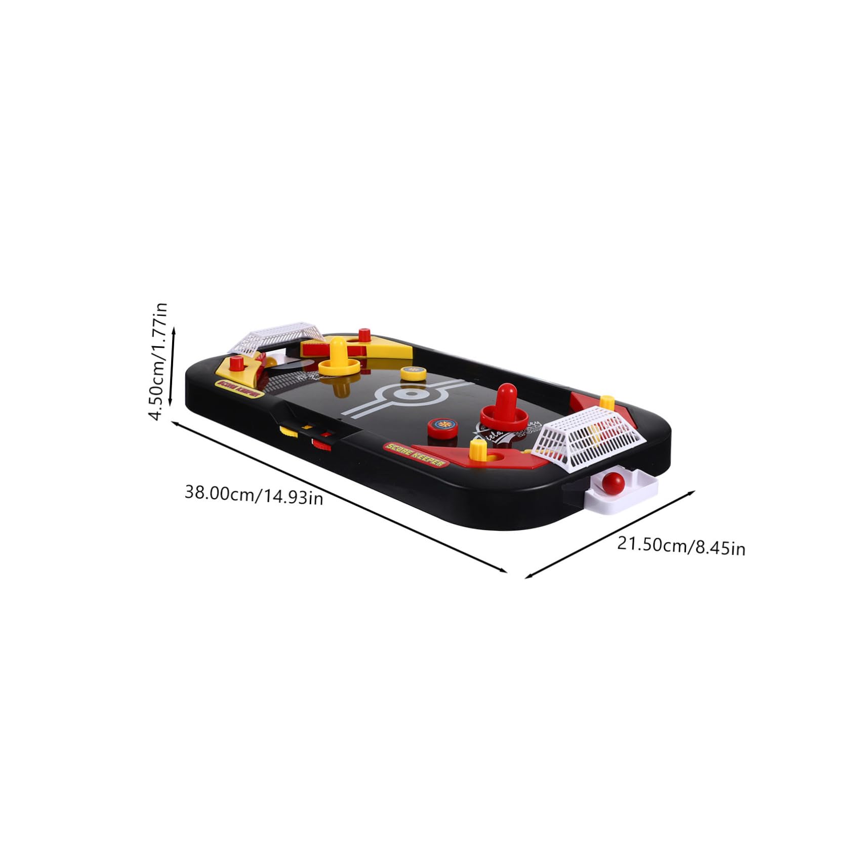 Stobaza Mini Hockey sur Glace de Table Éducatif Noir pour Enfants