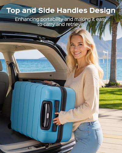 Image of Suitour Luggage Sets 5 Piece Hardshell Suitcases with Spinner Wheels TSA Lock, Lightweight ABS Carry On Suitcase Set for Travel Business