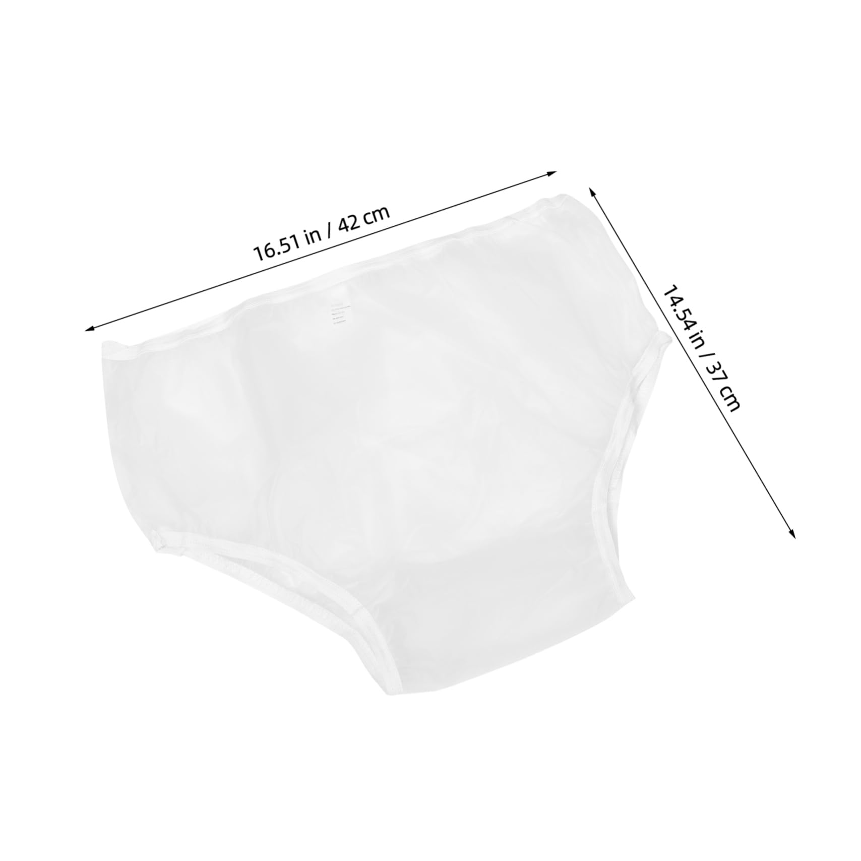 GOOHOCHY 2pcs Reusable Waterproof Diaper Covers for Elderly Leakproof Washable Comfortable Eva Material Adult Diaper Cover Pants