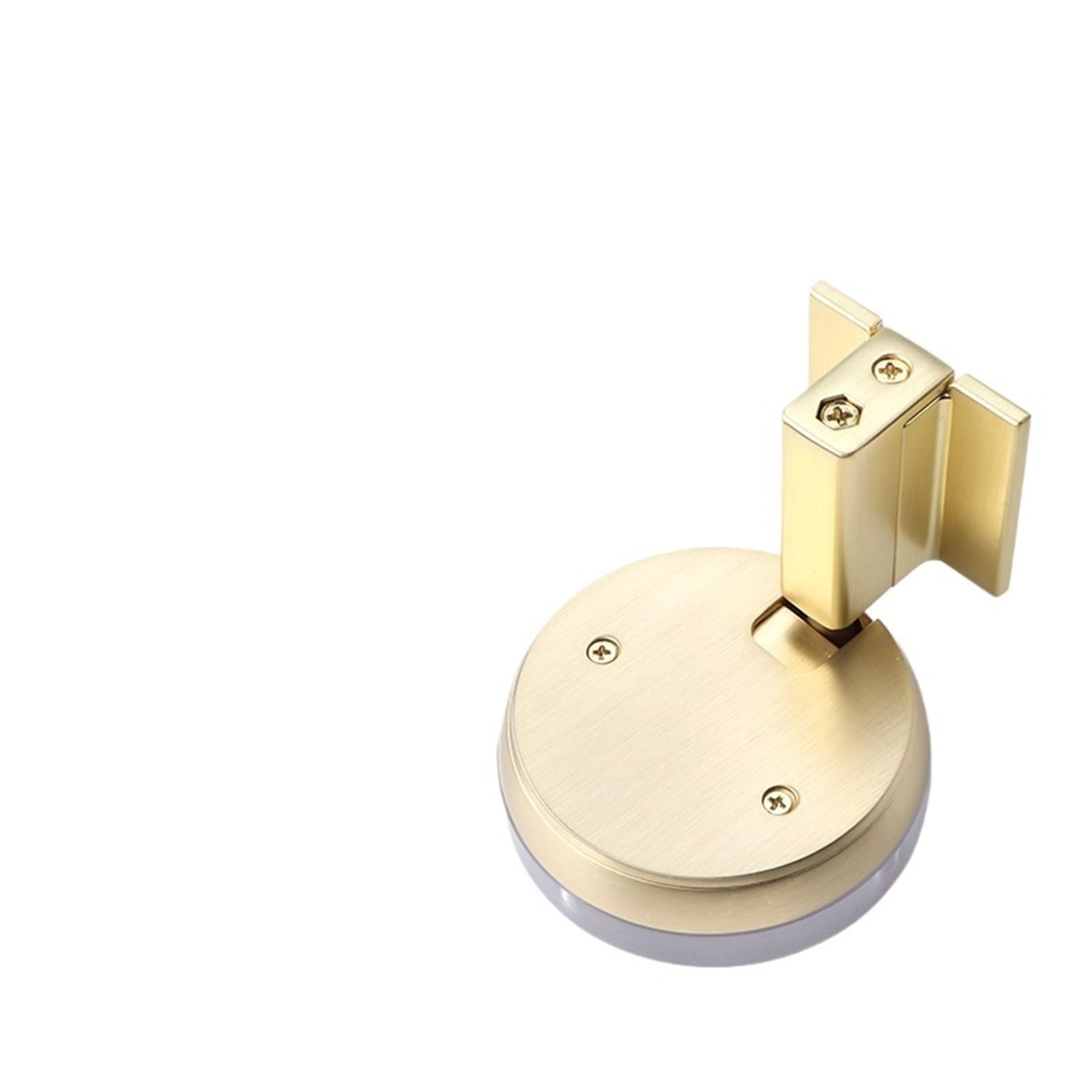 Door Stopper Punch Free Mechanical Windproof Suction Door Stop for Invisible Bedroom and Bathroom Setup(0-35MM-gold)