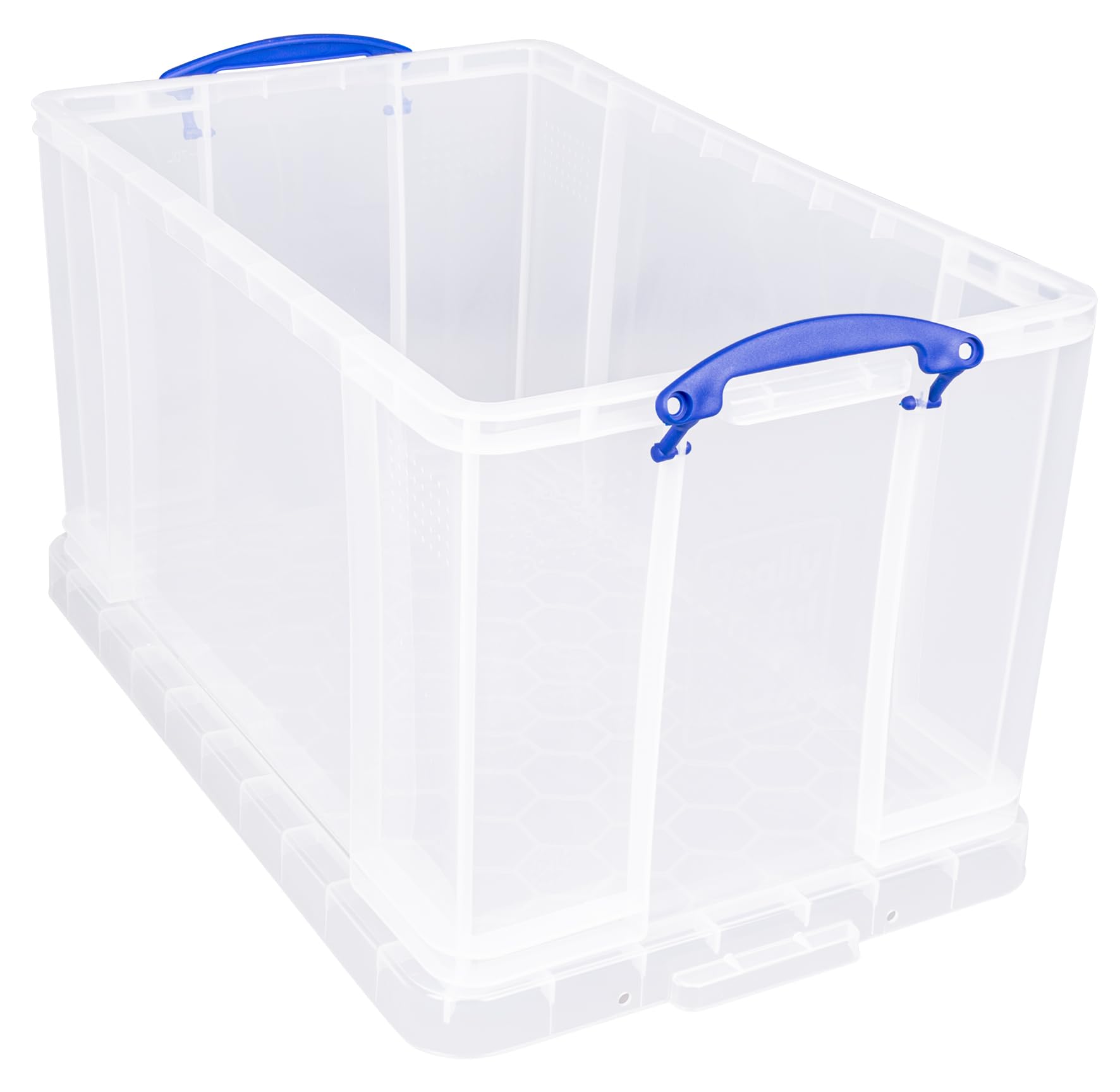 3 Stück Really Useful Box 84C 84 Liter Box Transparent Aufbewahrungsbox Behälter Stapelbar 710x440x380 mm