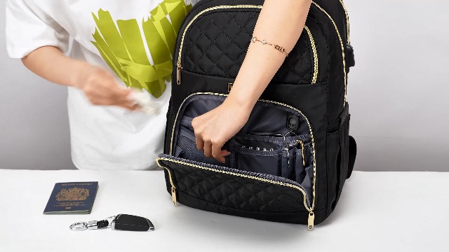 black pu leather school backpack with gold zipper Kuosdaz Backpacks for Women, Cute for Teen Girls Hook Size:9/0 Its designed with love Jansport | Bags | Bait Cups