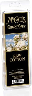McCall’s Candles | Raw Cotton | Scented Wax Melt | Clean Cotton, Soft Linen & Fresh Air | 6-Piece Break-Apart Bar | 12–24 Hours Per Wedge | Poured in The USA | 5.5 oz
