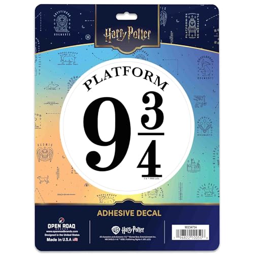 Harry Potter Platform 9 3/4 Adhesive Vinyl Decal