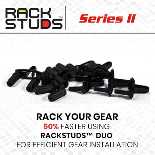 Image of DUO20 1RU Series II Rack Mount Solution - Effortless Alternative to Traditional Rack Screws and Cage Nuts & Server Rack Screws Ideal for Server Hardware Setup - 20-Pack, Universal Version