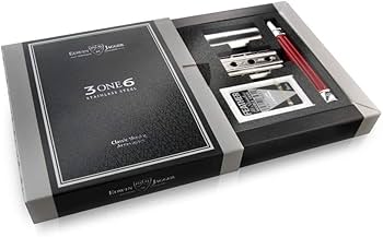 Amazon.co.jp: Edwin Jagger 3ONE6 スチールカミソリ(レッド