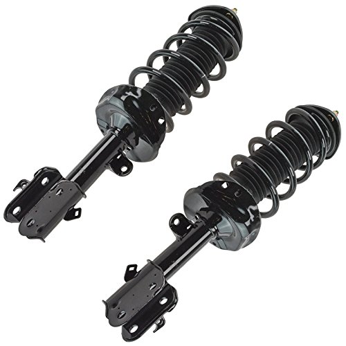 Image of TRQ Front Driver and Passenger Side Strut and Spring Assembly Set Loaded | TRQ Front Driver and Passenger Side Strut and Spring Assembly Set Loaded