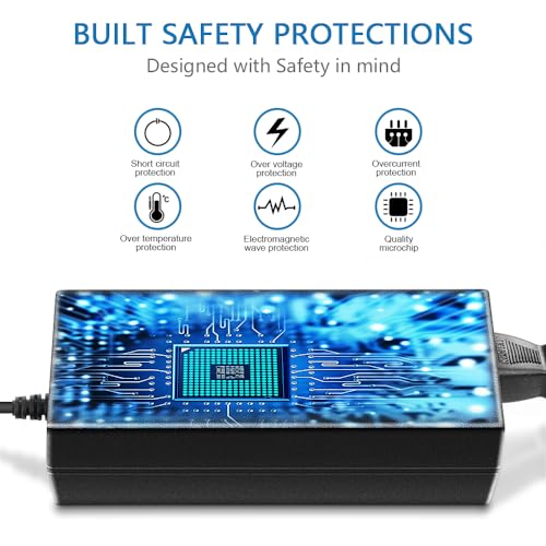 Image of SHNITPWR 12V 10A 120W DC Power Supply Adapter 100V~240V AC to DC Converter 12 Volt 10 Amp Transformer 5.5x2.5mm Tip for 5050 3528 LED Strip Light 3D Printer LED Driver CCTV Security System LCD Monitor