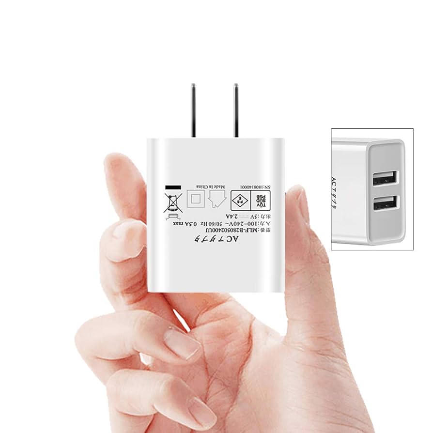 Amazon | USB充電器 2ポート ACアダプター 超小型 軽量