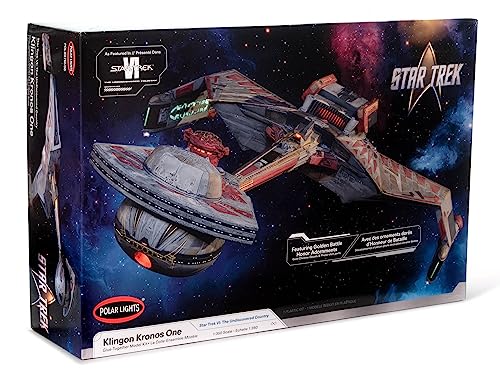 Polar Lights Star Trek 6 : The Undiscovered Country Klingon Kronos One Kit de maquette à l'échelle 1:350