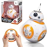 MMQQ 2.4g Remote Control Robot Intelligent Star Wars Upgrade Rc Bb8 Robot with Music Sound Action...