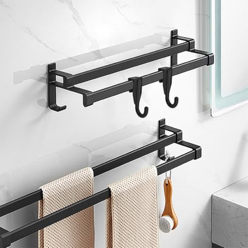 TOGEVAL 16 Ganchos de Plástico Negro para Rejilla de Horno Microondas, Multifuncionales para Utensilios de Cocina, Ganchos para Tubos Cuadrados de 10 Mm, Organizador de Cocina Ahorrador - imagen 4