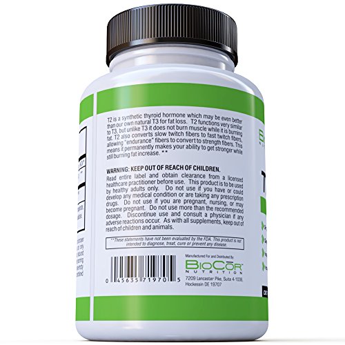 BioCor Nutrition Thyro-T2 Thyroid Hormone Fat Burner