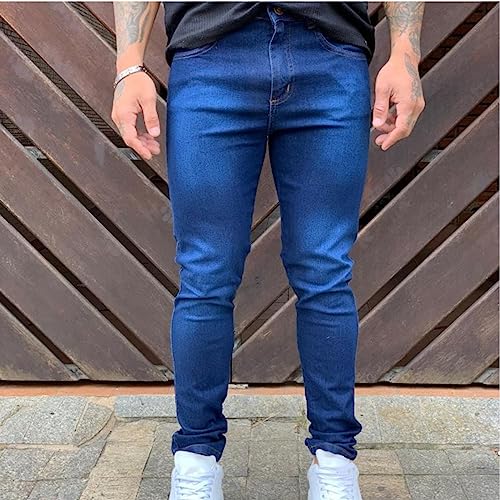 Calça Jeans Masculina Azul Escura Skinny Premium (as2, numeric, numeric_36, numeric_37, regular, reg