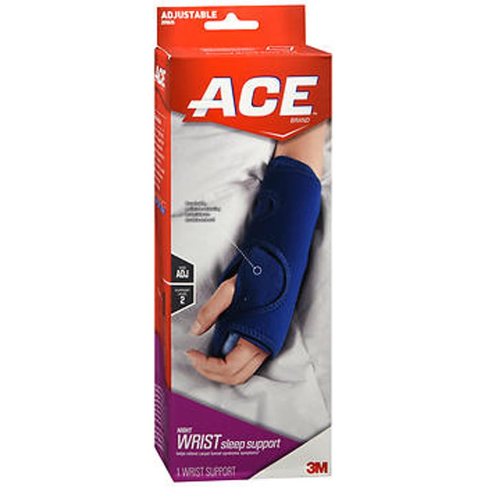 Ace Night Wrist Sleep Support One Size - 1 ea., Pack of 2
