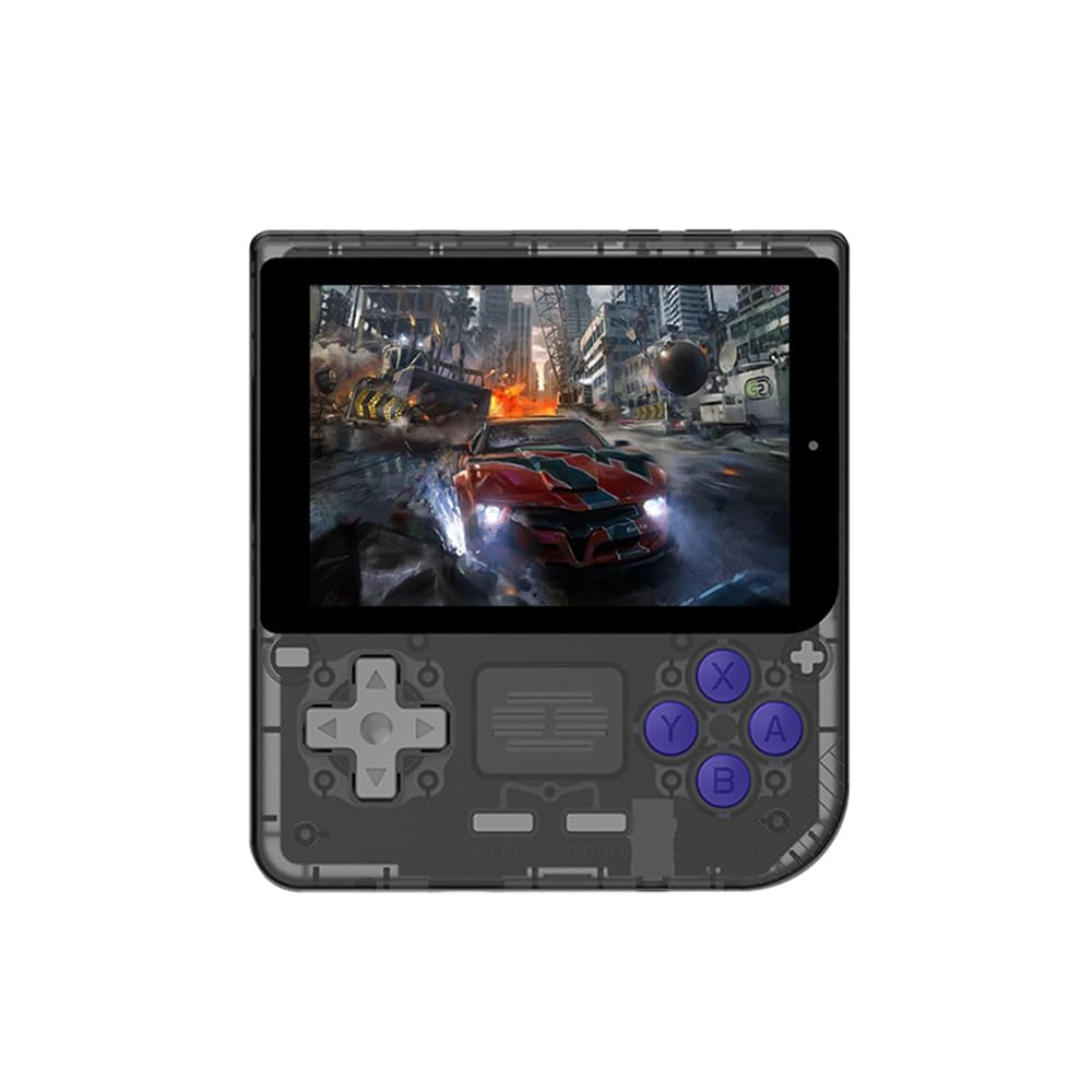 Aoresac Lettore di Giochi Portatile, Console per Videogiochi Portatile con Schermo IPS da 3,5'' con Chip di Aggiornamento, Batteria a Lunga Durata per Intrattenimento Senza Fine, (128G)