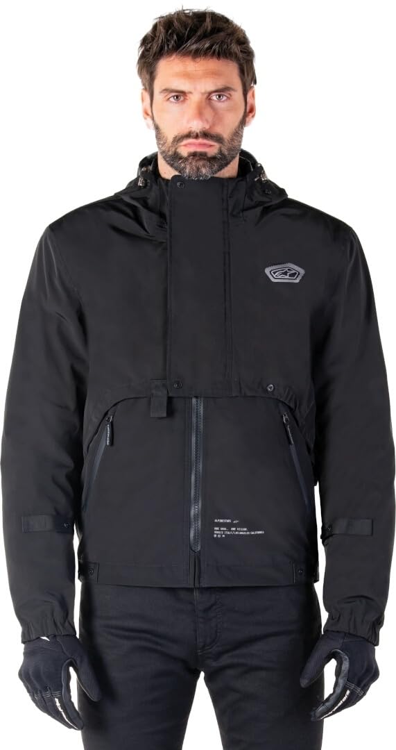 Alpinestars Mootant WP wodoodporna kurtka tekstylna motocyklowa, czarny, 3XL