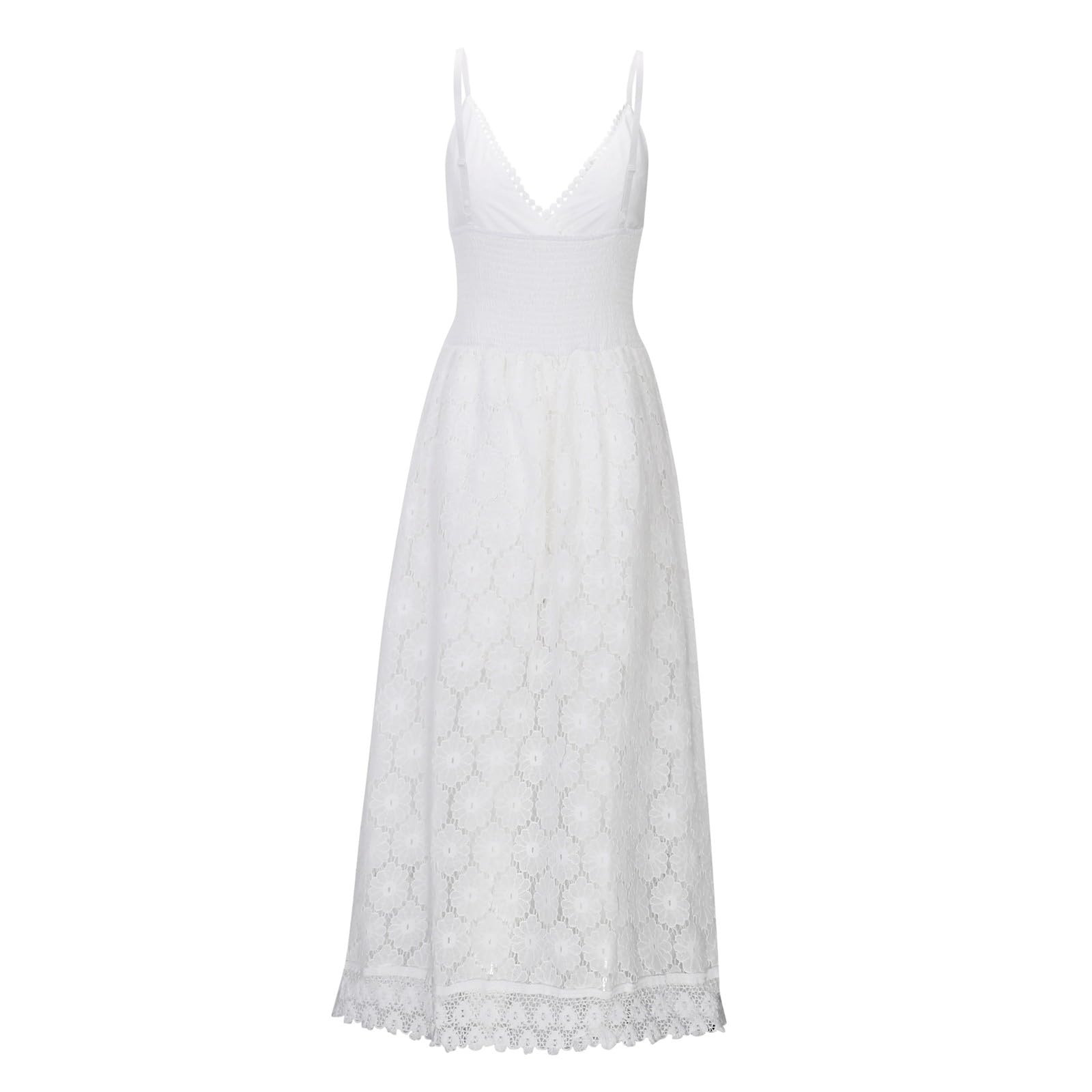 Générique Combinaison Femme Chic pour Soirée sans Manche Évidée Décolleté Col en V Profond Combishort avec Jupe Longue Fendue Tricotée en Bretelle Jumpsuit Sexy Grande Taille