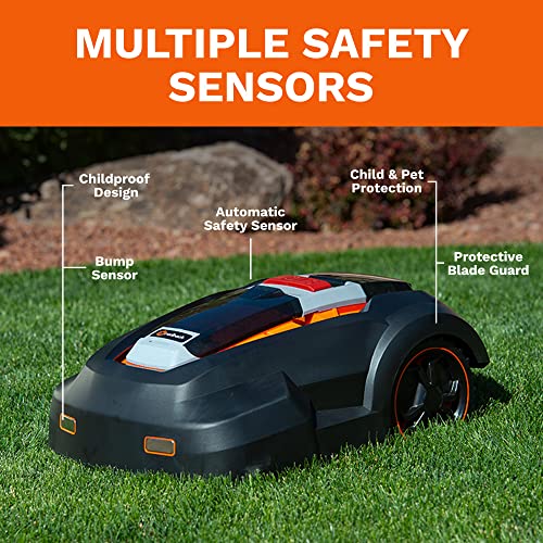 MowRo Robot Mower 1/4 Acre 20 Degrees Slope Capable Installation Kit Included RM24 No WiFi - Thumbnail 4