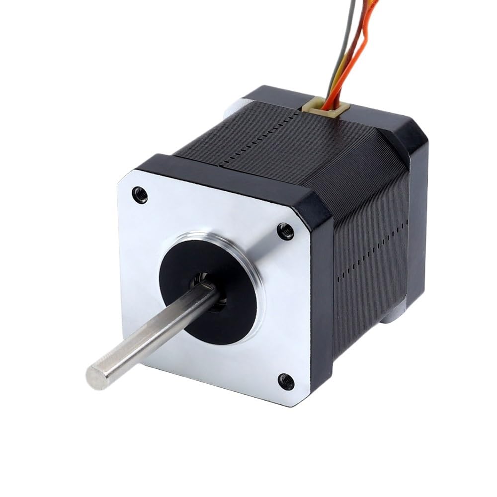 For STEPPERONLINE Nema 17 Motor Paso A Paso De Alta Temperatura 38mm Φ5mm Eje De Corte D 55Ncm 42 Pasos Aislamiento Clase H 180C Y Conector