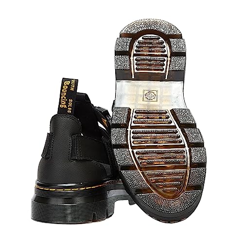 Dr. Martens Unisexadult Strap Sandal, Black Element & Black Webbing, 11 Women 10 Men Us #TOP3