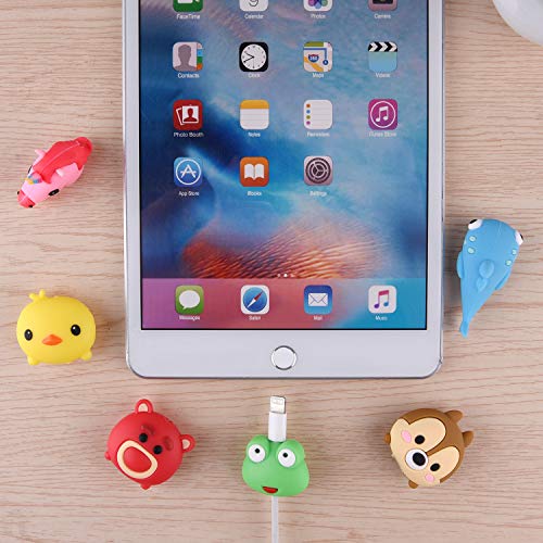 ASTARON 6Pcs Animal Cable Protectors for iPhone/iPad, Phone USB Charger Cable Saver Cable Wire Protector,Phone Accessory Protect Charging Cable - Thumbnail 7