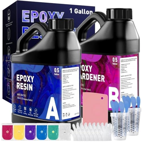 GRLELOU Epoxy Resin Kit 1 Gallon