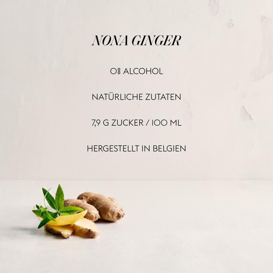 NONA Coffret Dégustation 3x20cl | Spiritueux sans alcool: June, Spritz & Ginger | Avec livret de recettes | Idéal à offrir ou découvrir | 0% vol | Coffret premium aux 3 saveurs uniques
