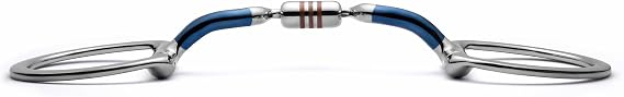 D-Ring Low Port Capsule Sweet Iron Snaffle Bit